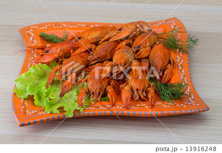 Boiled crayfish Boiled crayfish 13916248