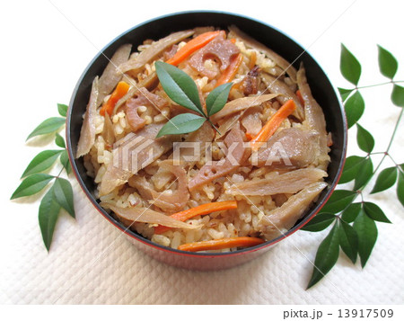 ごぼうの炊き込みご飯　 13917509