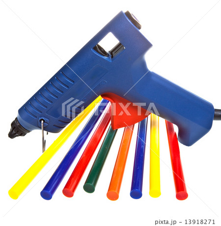 Intsrument for repair and design works - the glutinous gun and color cores 13918271