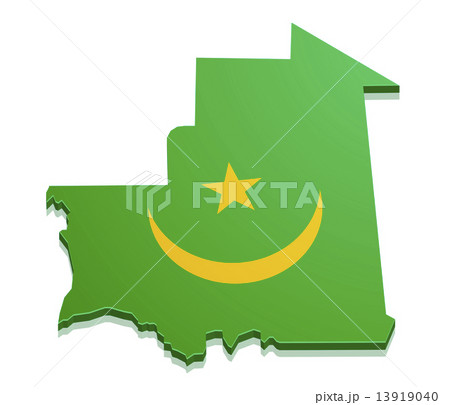 Map Mauritania 13919040