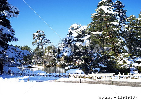 雪の兼六園 雪の兼六園 13919187