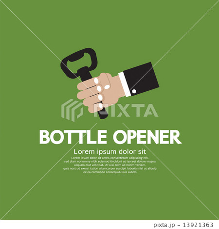 Hand Holding A Bottle Opener. 13921363