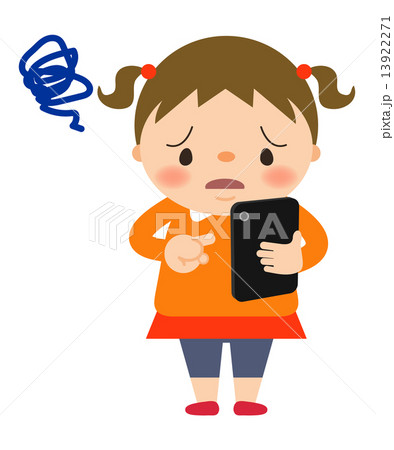 スマホを持った女の子 13922271