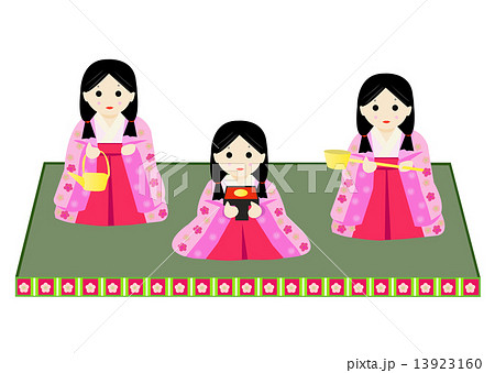 ひな人形ー三人官女 ひな人形ー三人官女 13923160