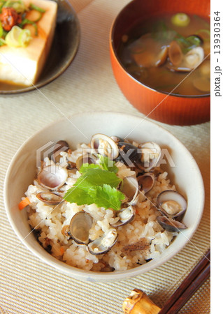 シジミの炊き込み御飯 13930364