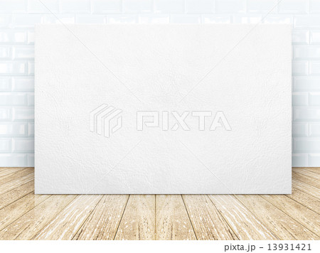 leather frame at tiles ceramic wall and wooden floor leather frame at tiles ceramic wall and wooden floor 13931421