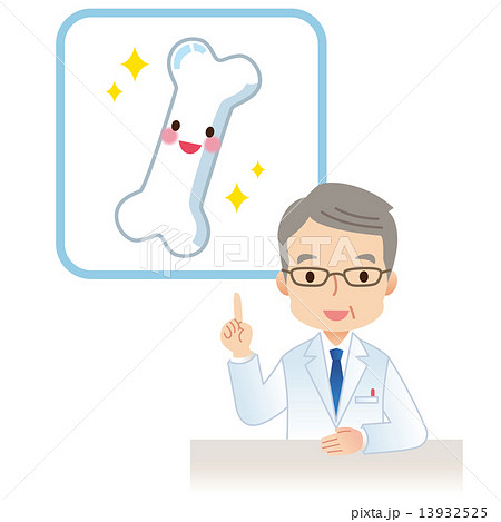健康な骨　説明する医師 13932525