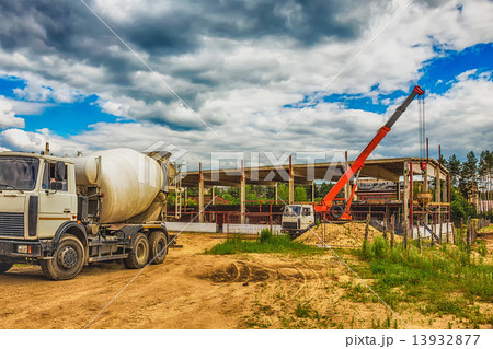 Building under construction with hdr effect 13932877