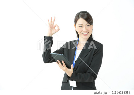 タブレット・ビジネスウーマン 13933892