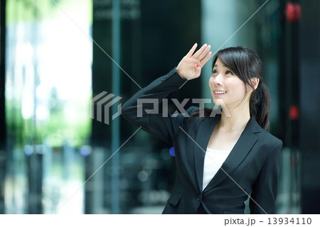One young successful Chinese businesswoman looking forward 13934110