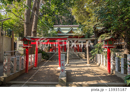 東京都港区三田の御田八幡神社 13935187