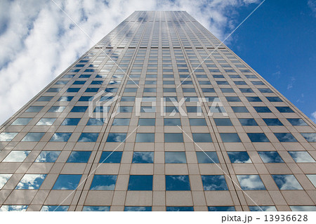 Looking up - skyscraper in Denver 13936628