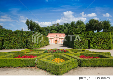 Garden park in Dobris 13936629