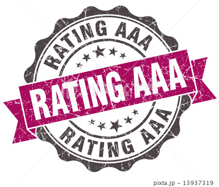 Rating a Grunge Violet Seal Isolated On Whiteのイラスト素材