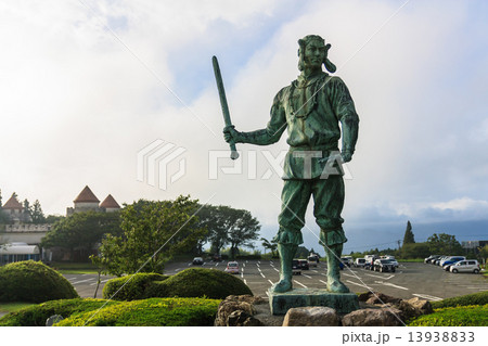日本平 日本武尊銅像の写真素材 [13938833] - PIXTA