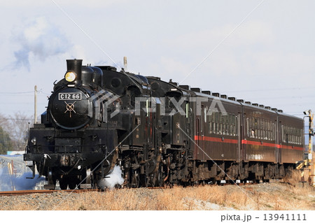 真岡鐵道「SL重連走行イベント」C12＋C11記録写真 13941111