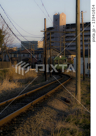 熊本電気鉄道　青ガエル 13941654