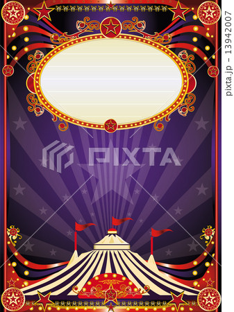 Purple fantastic circus background 13942007