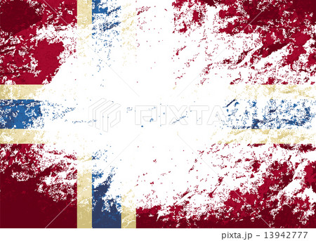 Norwegian flag. Grunge background. Vector illustration Norwegian flag. Grunge background. Vector illustration 13942777