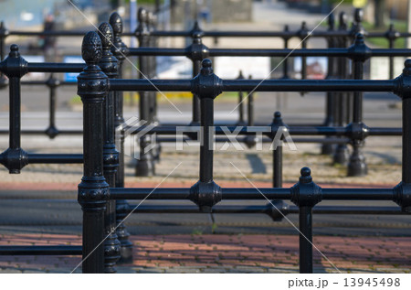 Protective Railing at Railway Crossing Protective Railing at Railway Crossing 13945498