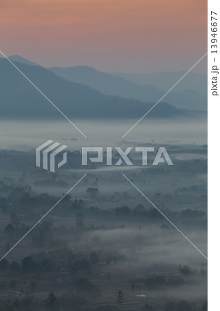 fog and cloud mountain valley sunrise landscape fog and cloud mountain valley sunrise landscape 13946677