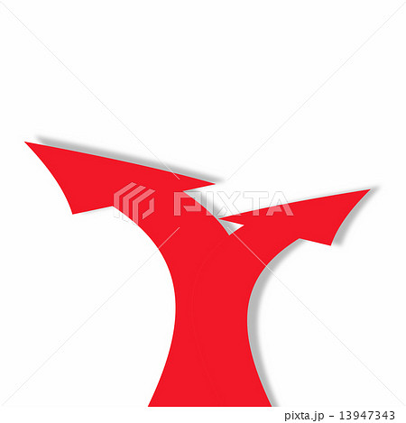 分かれ道のイラスト素材 [13947343] PIXTA