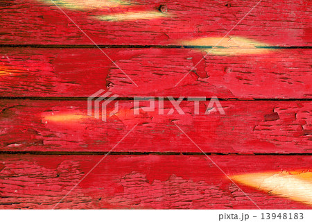 Old Red wood wall texture background 13948183