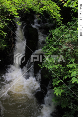 岡山県 鳴滝峡 雌滝 岡山県 鳴滝峡 雌滝 13951940