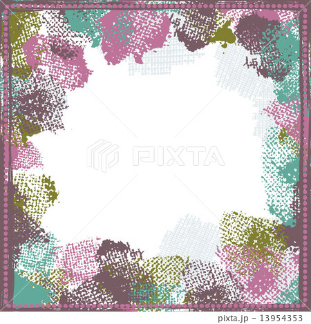 Hand painted textured cheerful frame Hand painted textured cheerful frame 13954353