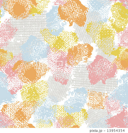 Hand painted textured cheerful seamless pattern Hand painted textured cheerful seamless pattern 13954354