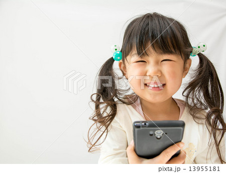 スマホと女の子 スマホと女の子 13955181