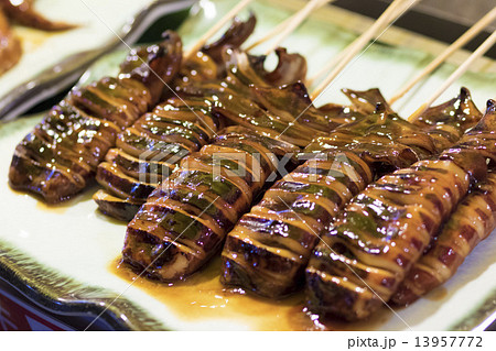 屋台のイカ焼き 13957772