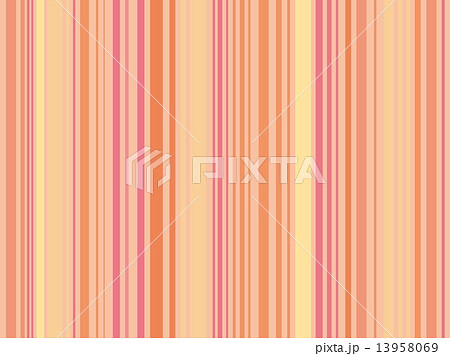 ストライプ ピンク オレンジのイラスト素材