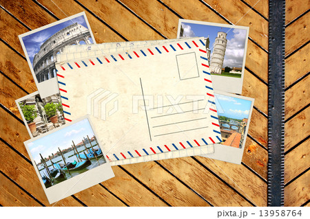 Old post card and photos 13958764