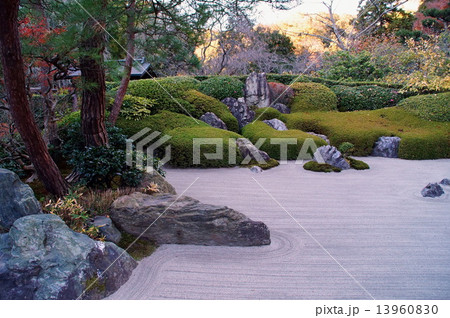 神奈川県　北鎌倉　明月院　（あじさい寺）　枯山水庭園 13960830