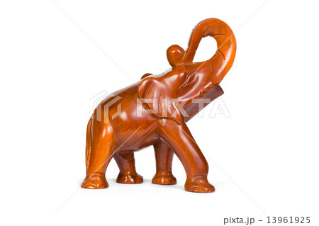 Wooden figurine elephant 13961925