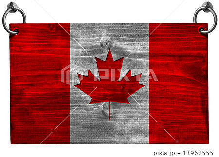 Canadian Flag with Clipping Path 13962555
