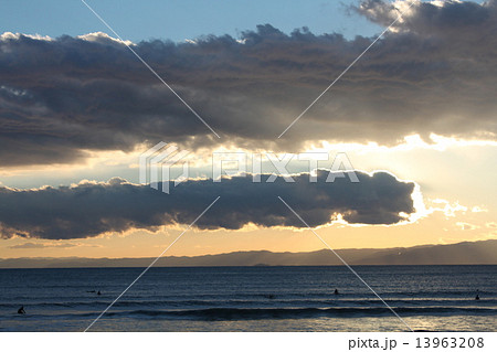 海辺の夕陽 海辺の夕陽 13963208