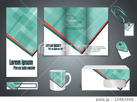 Set of presentation of flyer design content 13963406