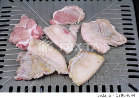 イノシシの焼き肉 13964644