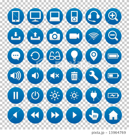 PC関連アイコン 13964769