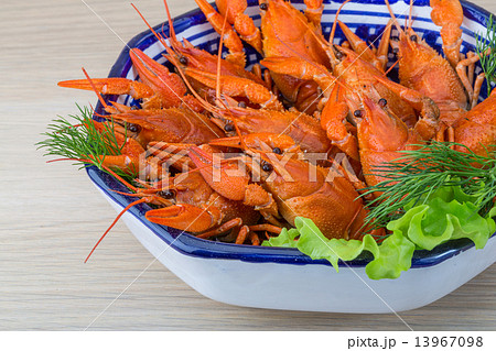 Boiled crayfish Boiled crayfish 13967098