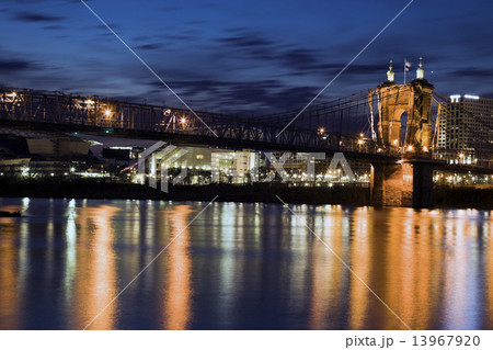 Historic bridge in Cincinnati 13967920