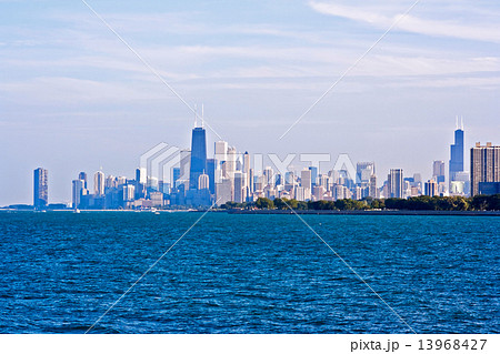 Chicago seen from the north Chicago seen from the north 13968427