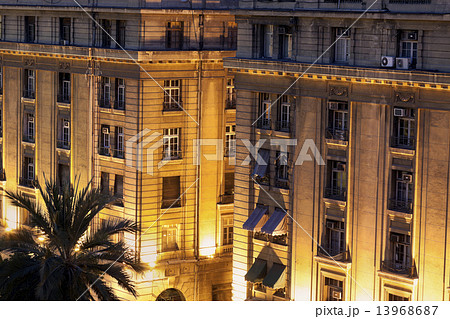Old architecture of Plaza de Armas in Santiago 13968687