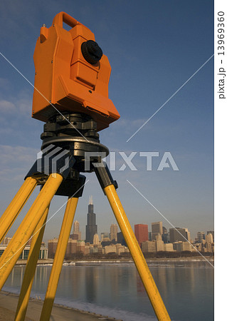 Robotic Station in downtown Chicago 13969360