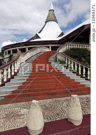 Church in downtown of Nuku'Alofa Church in downtown of Nuku'Alofa 13969371