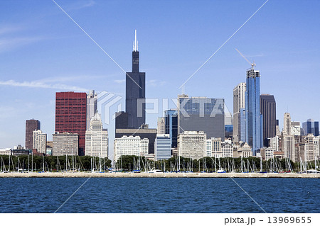 Chicago seen from Lake Michigan Chicago seen from Lake Michigan 13969655