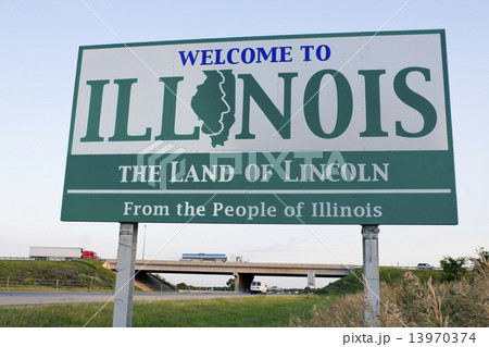 Illinois Welcome Sign 13970374