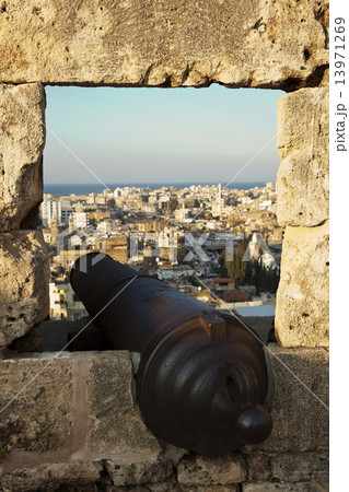 Cannon in the window Cannon in the window 13971269